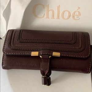 Chloe Dark Velvet Wallet
